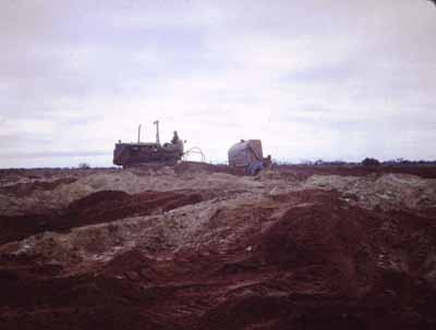 D6 dam work at Kenmore Park